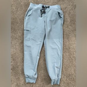 Figs Womens Dusty Blue Small Set Catarina Top Zamora Joggers